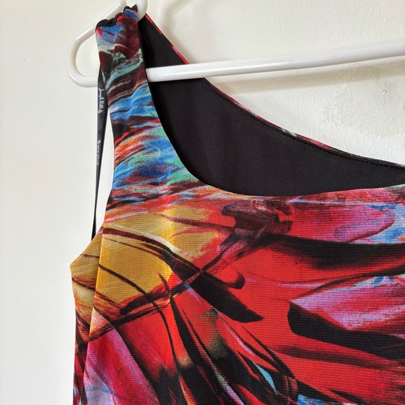 ✨Joseph Ribkoff Printed Dress - Size 6 - Picture 4 of 7